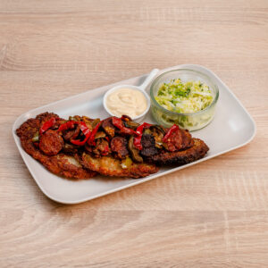 placki chorizo